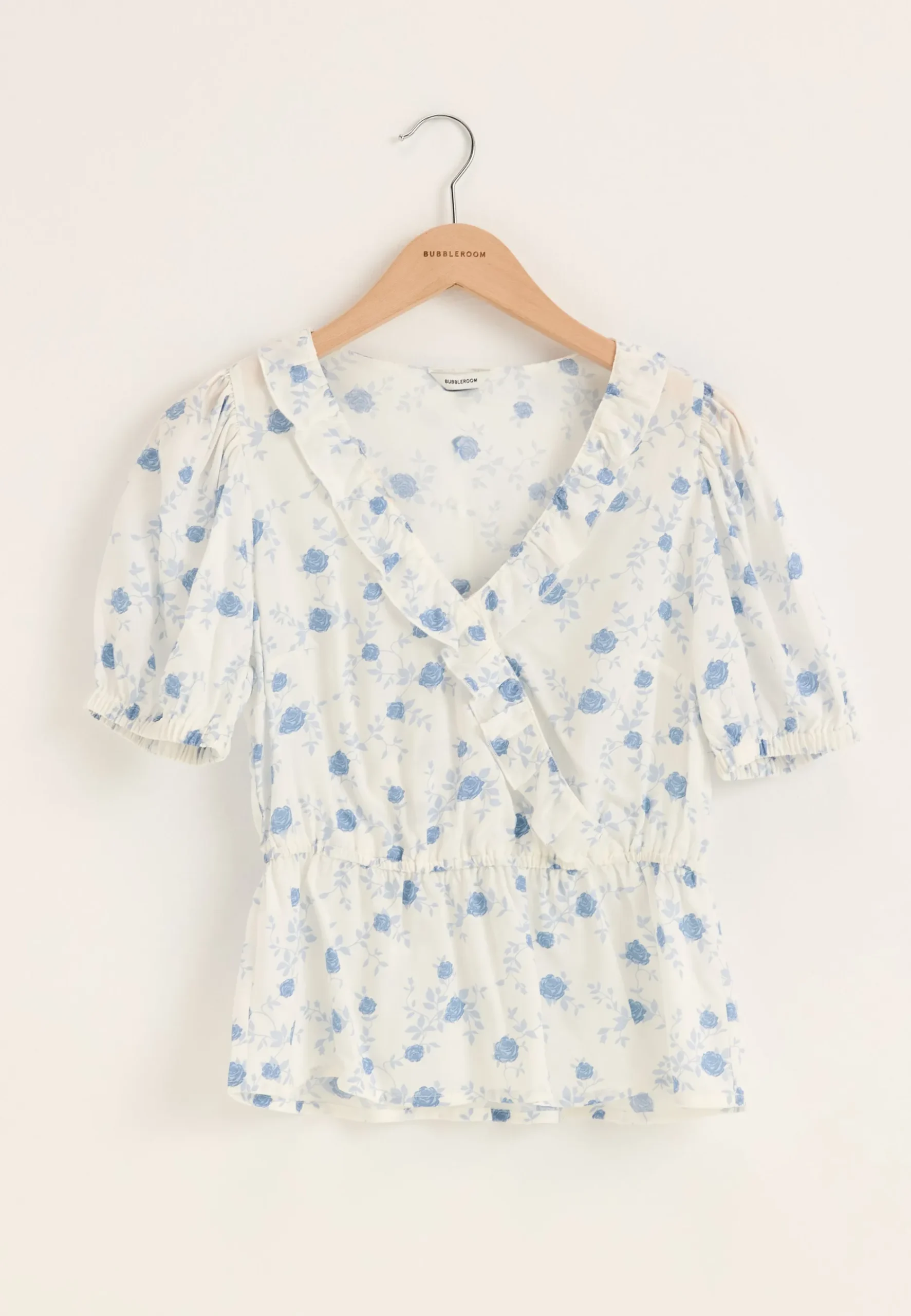 Wrap Frill Blouse