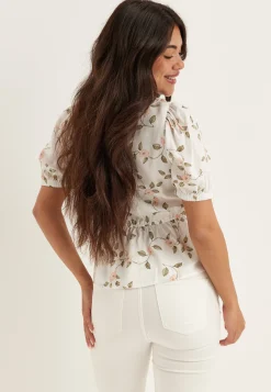 Wrap Frill Blouse