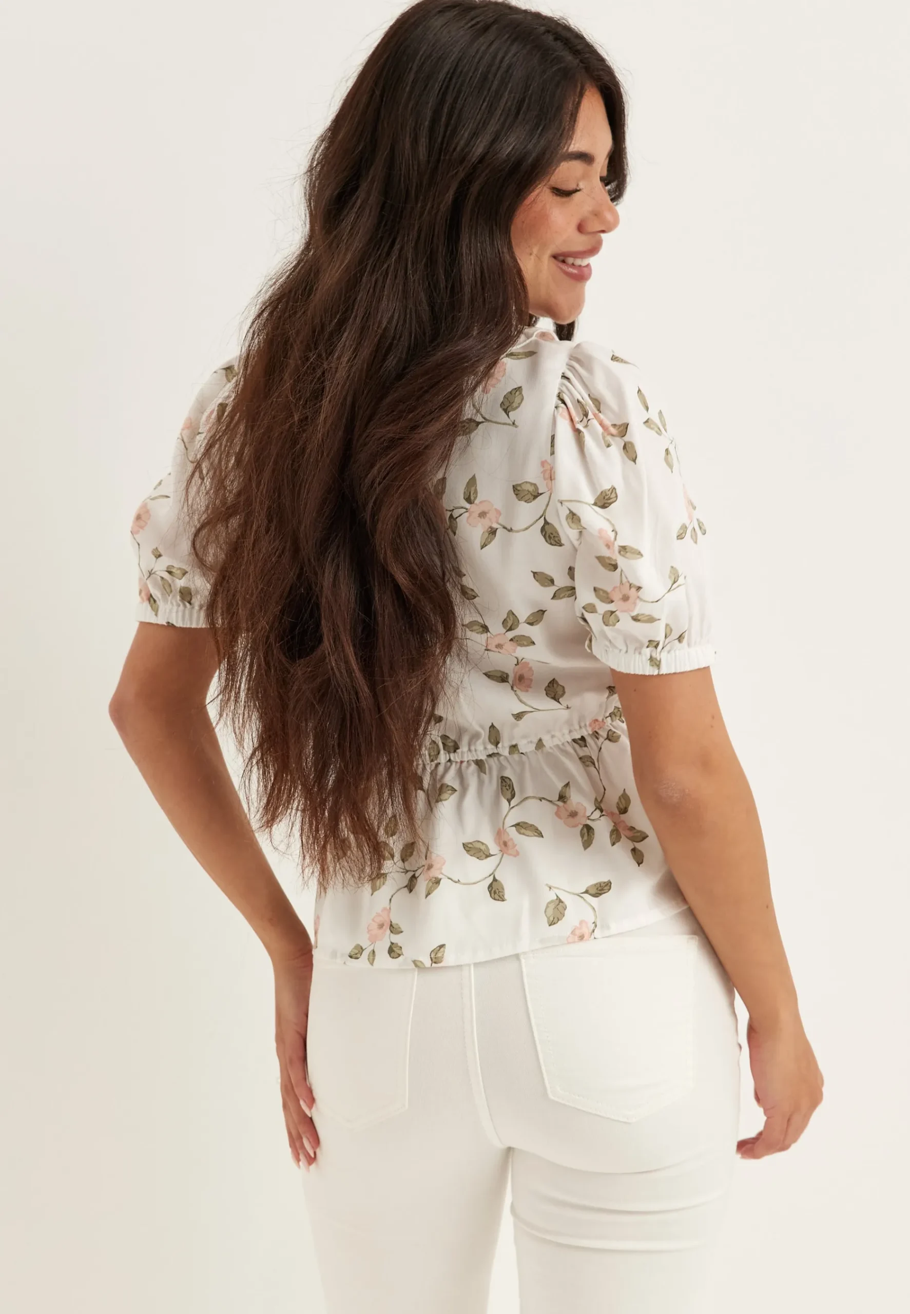 Wrap Frill Blouse