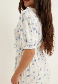 Wrap Frill Dress