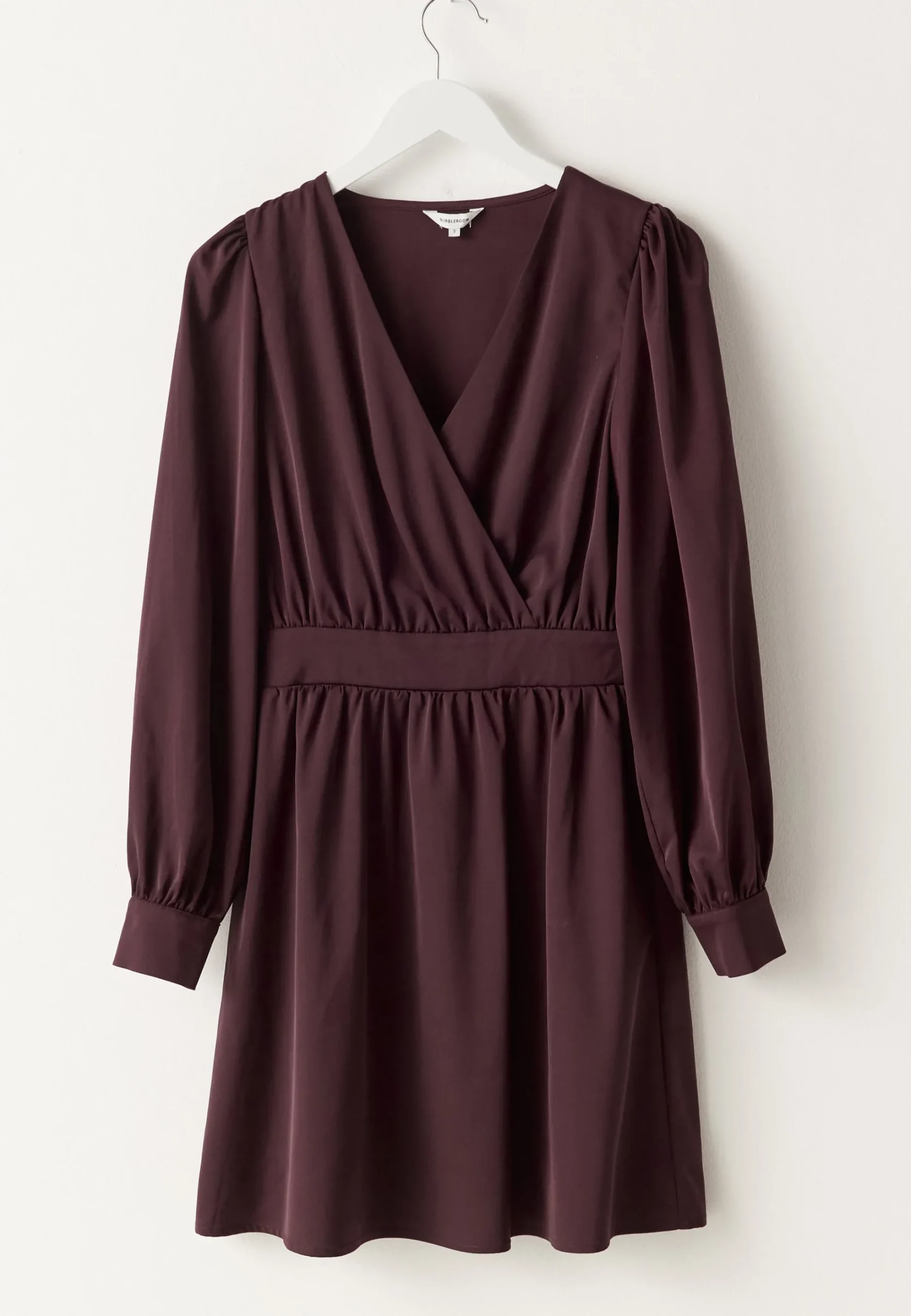 Wrap Satin Dress