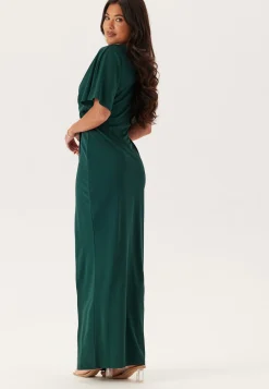 Wrap Slit Maxi Dress