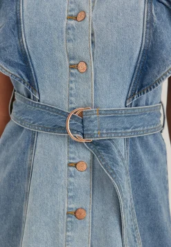 Yascawi Sl Denim Long Dress