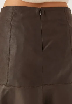 Yascolly Mw Naplon Leather Skirt