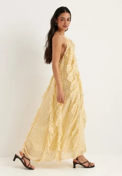 Yasfinillo Halterneck Long Dress