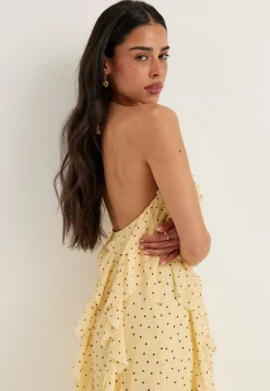 Yasfinillo Halterneck Long Dress