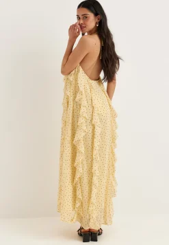 Yasfinillo Halterneck Long Dress