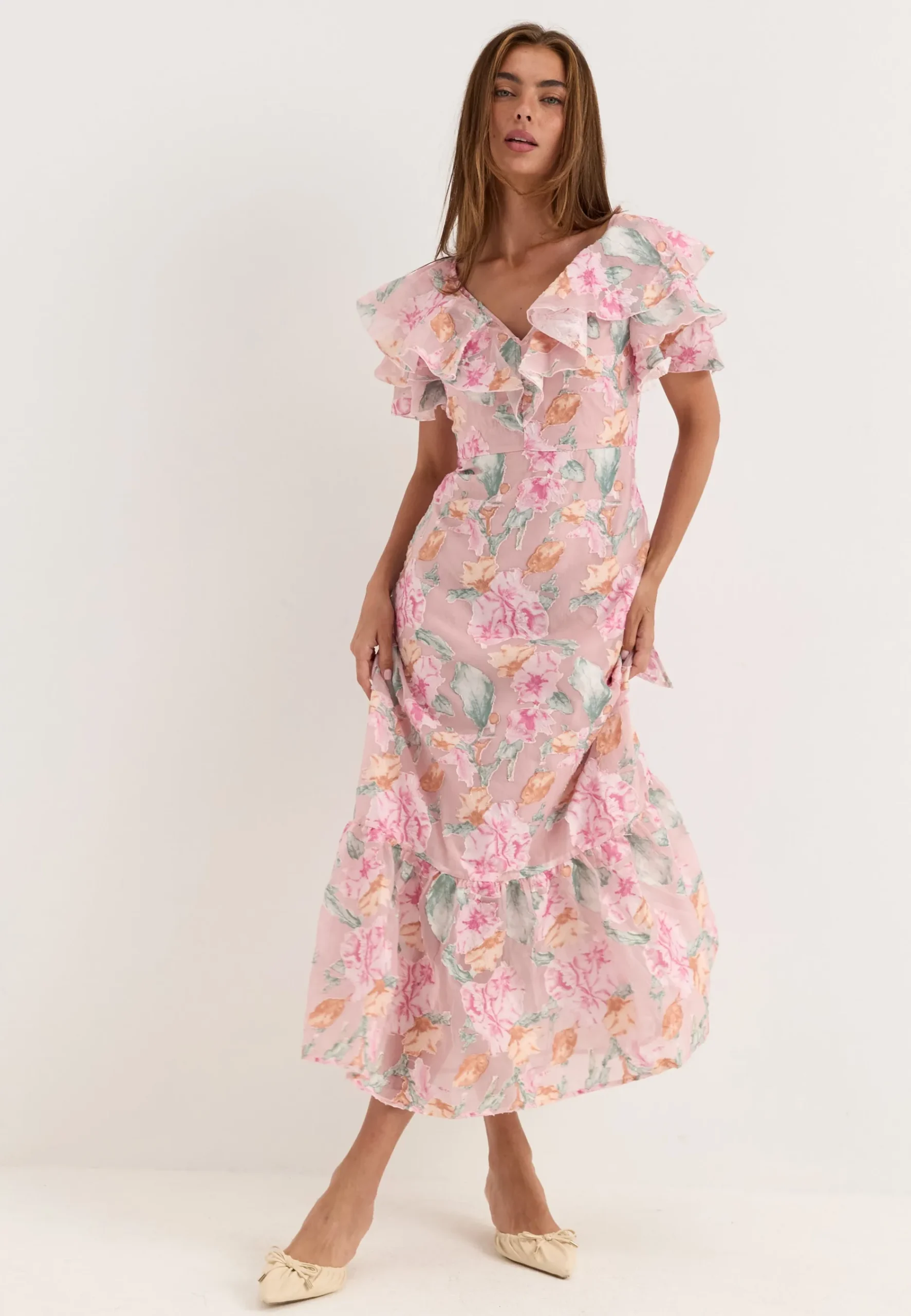 Yasflorina Ss Ankle Dress