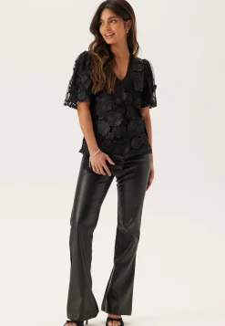 Yasflowering Ss V-neck Top