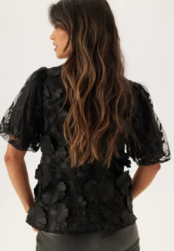 Yasflowering Ss V-neck Top